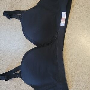 Momma's Shop 2 Maternity Nursing Black Bras Size XL NEW